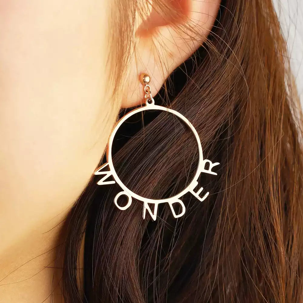 SoulName Drop Earrings