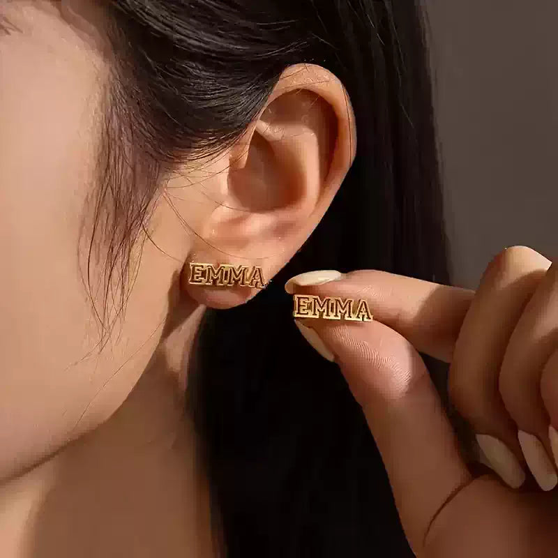 SoulName Stud Earrings