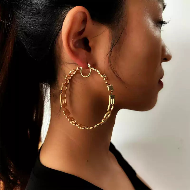 SoulName Drop Earrings