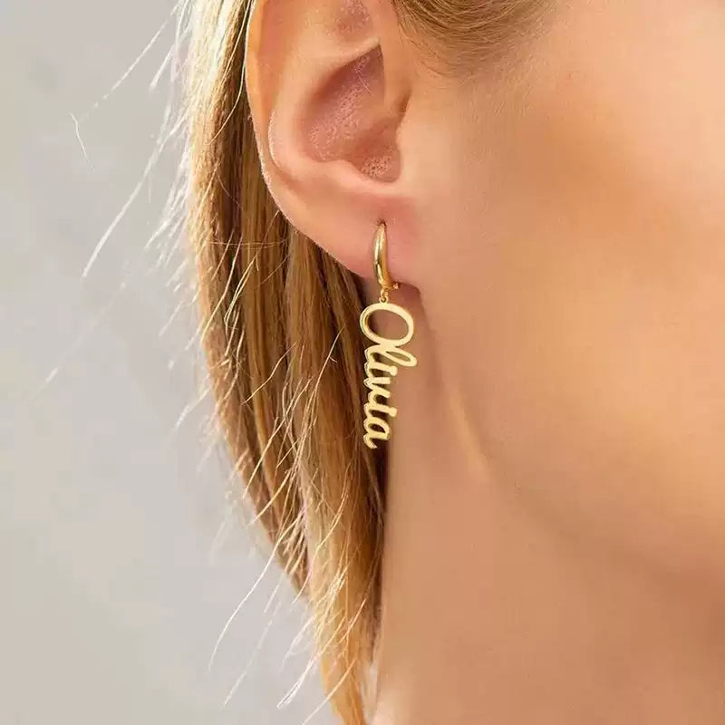 SoulName Drop Earrings