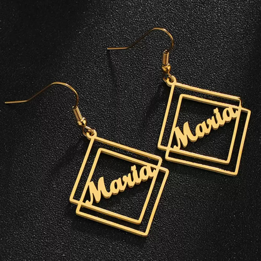 SoulName Drop Earrings