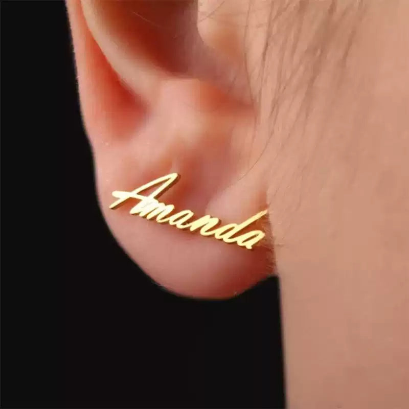 SoulName Stud Earrings