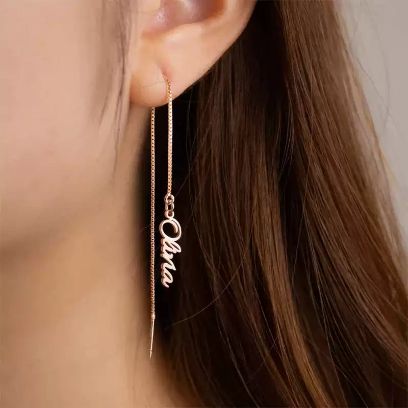 SoulName Drop Earrings