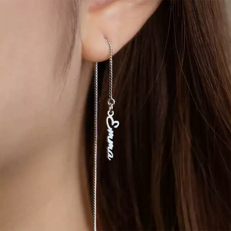SoulName Drop Earrings