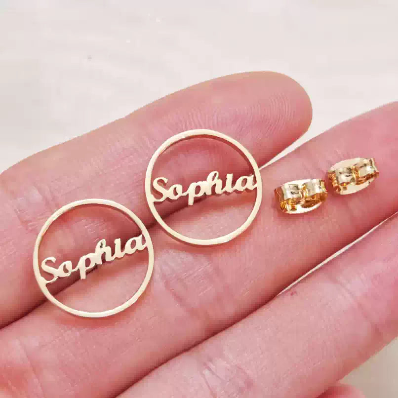 SoulName Stud Earrings