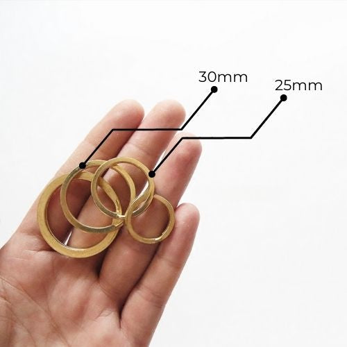 Vintage Brass Keychain Holders