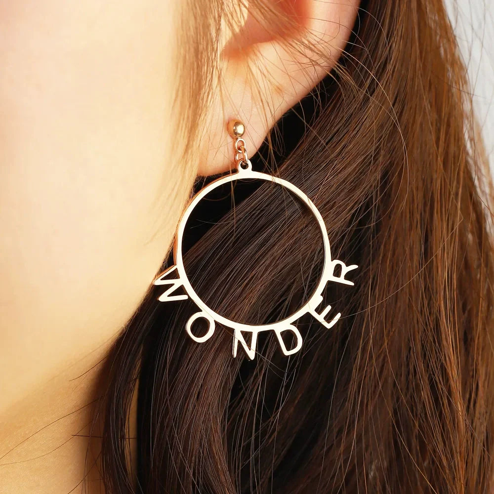 SoulName Drop Earrings