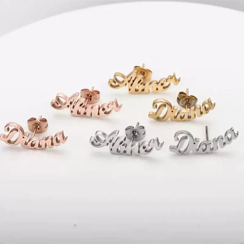 SoulName Stud Earrings