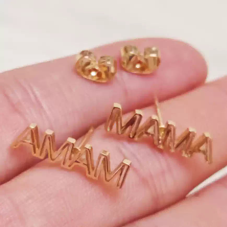 SoulName Stud Earrings