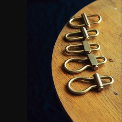 Vintage Brass Keychain Holders