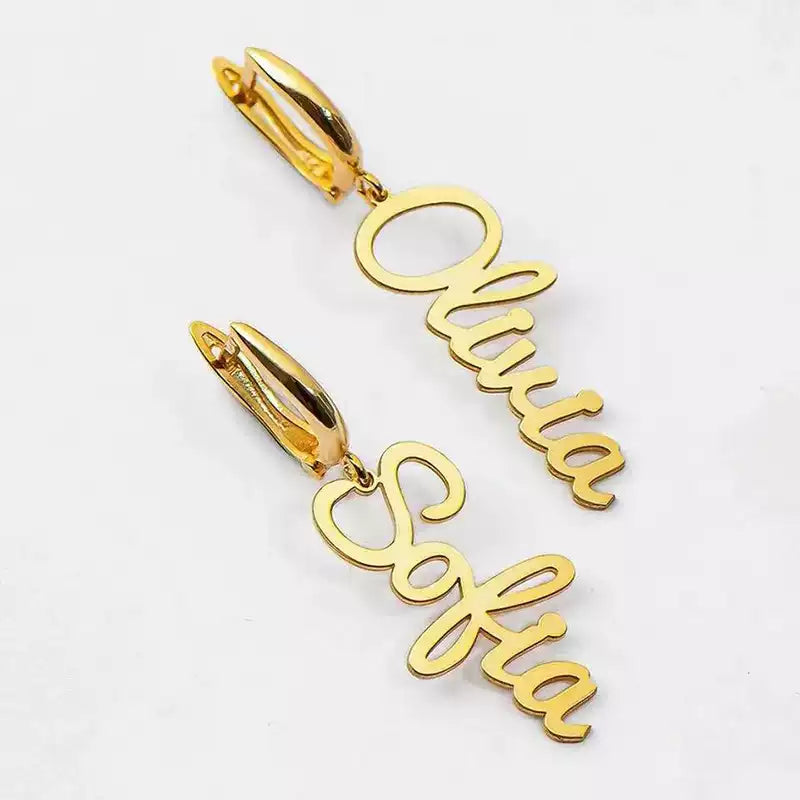 SoulName Drop Earrings