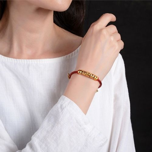 Mix & Match Golden Initial Cable Bracelet