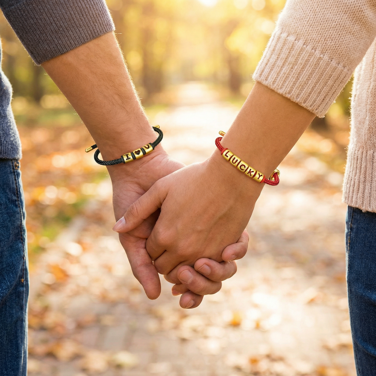 Mix & Match Golden Initial Cable Bracelet