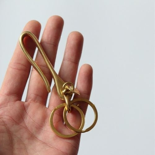 Vintage Brass Keychain Holders