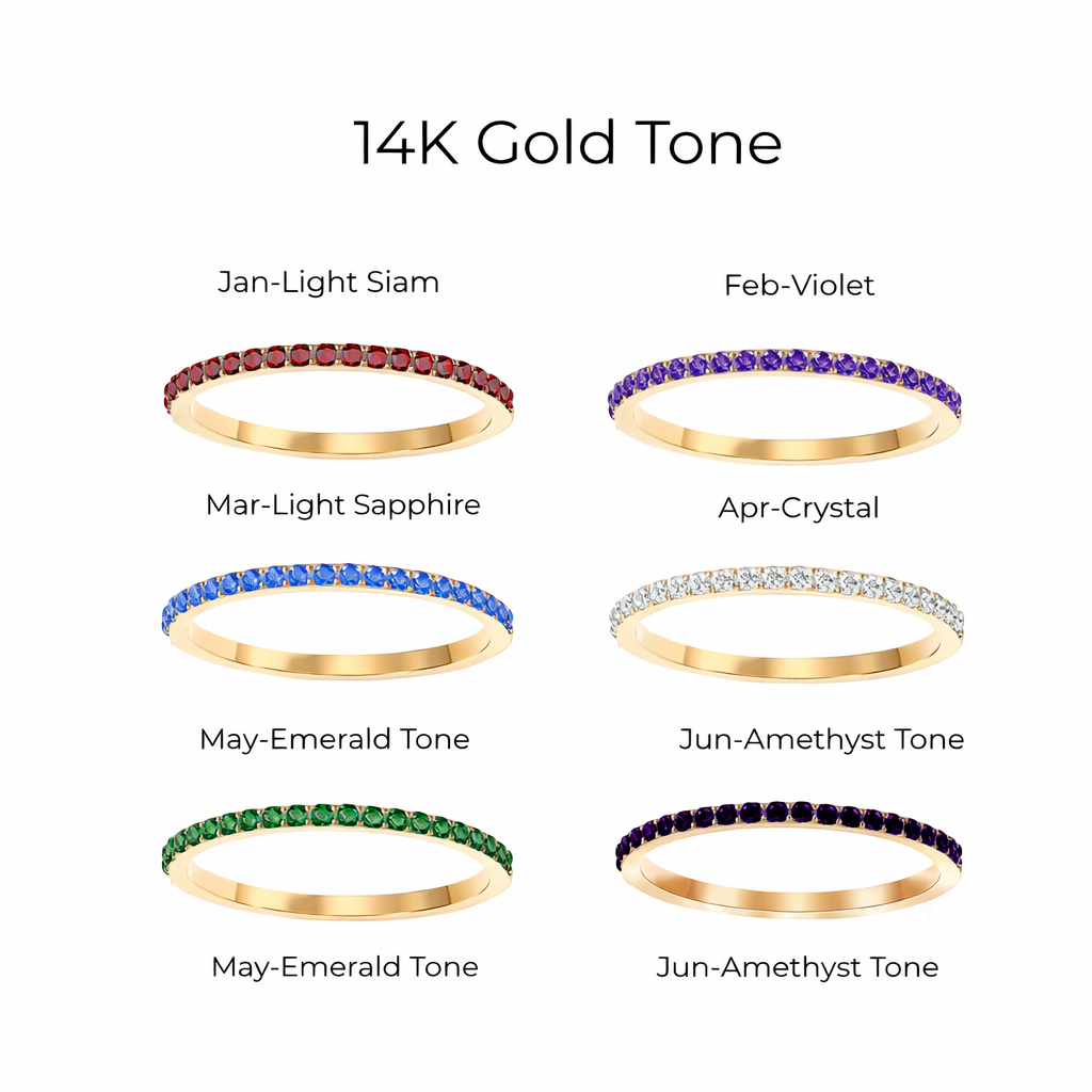 Starlight Birthstone Rings