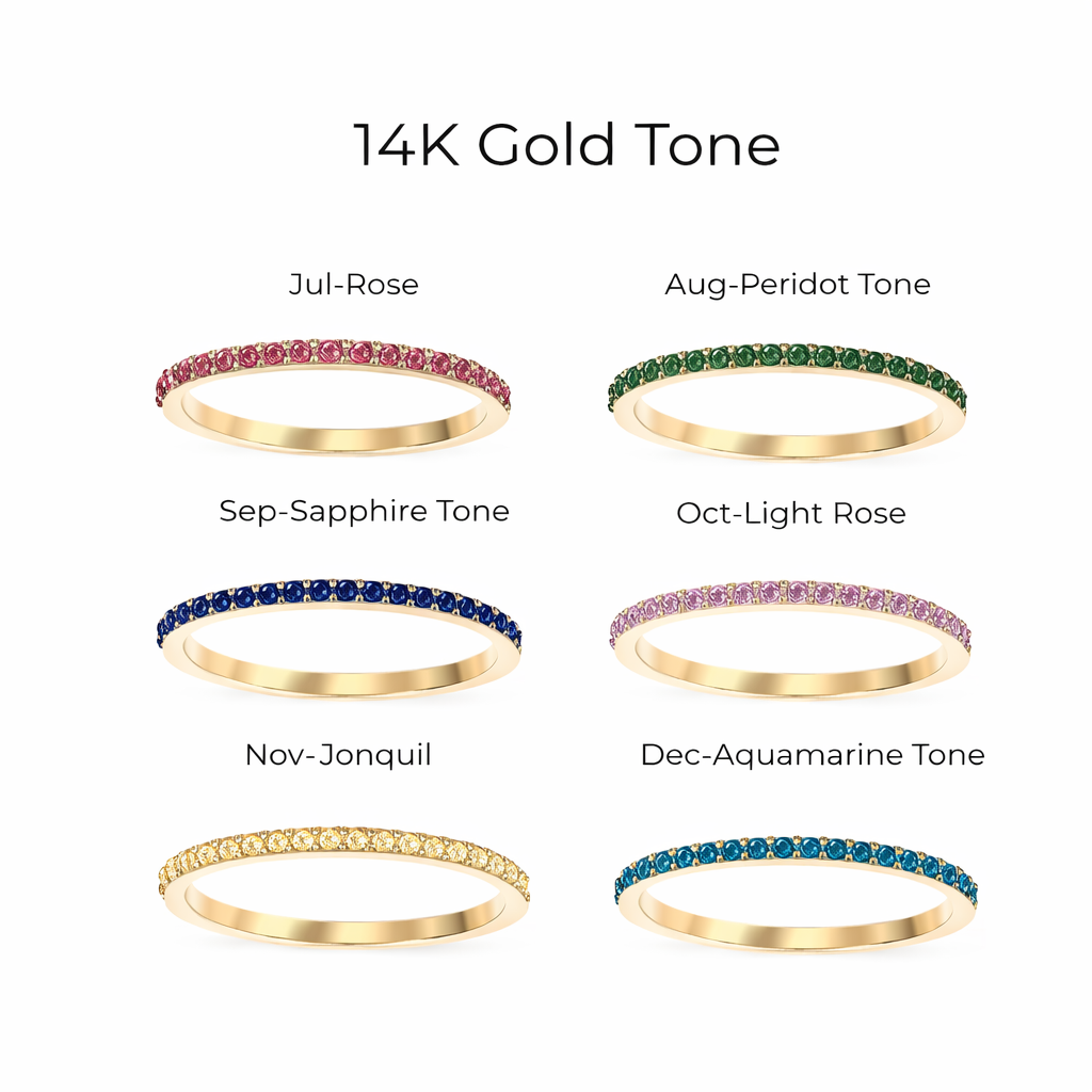 Starlight Birthstone Rings