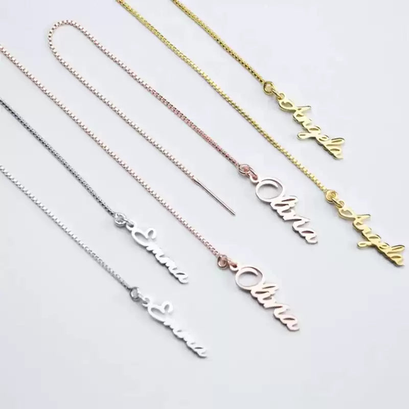 SoulName Drop Earrings
