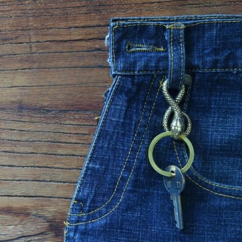 Vintage Brass Keychain Holders