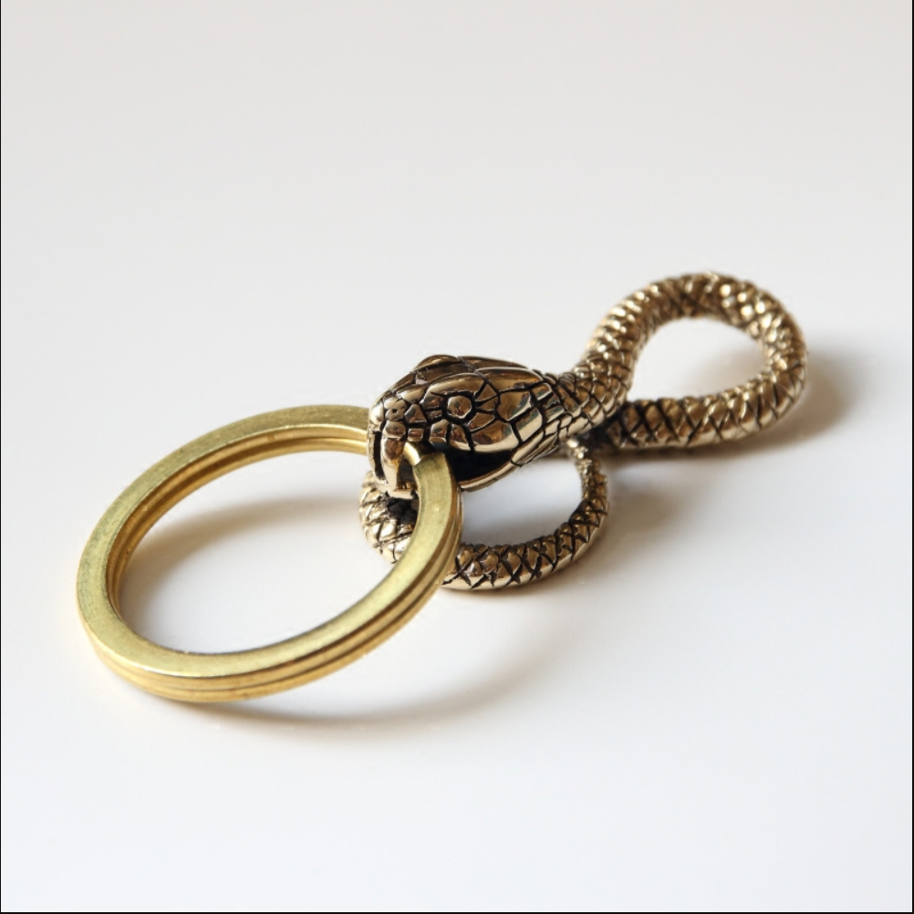 Vintage Brass Keychain Holders
