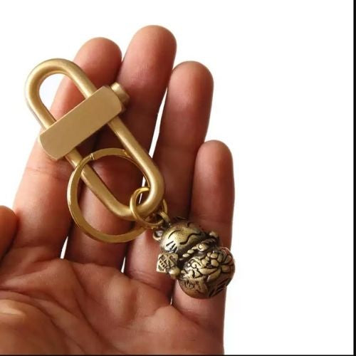 Vintage Brass Keychain Holders