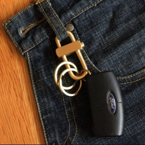 Vintage Brass Keychain Holders