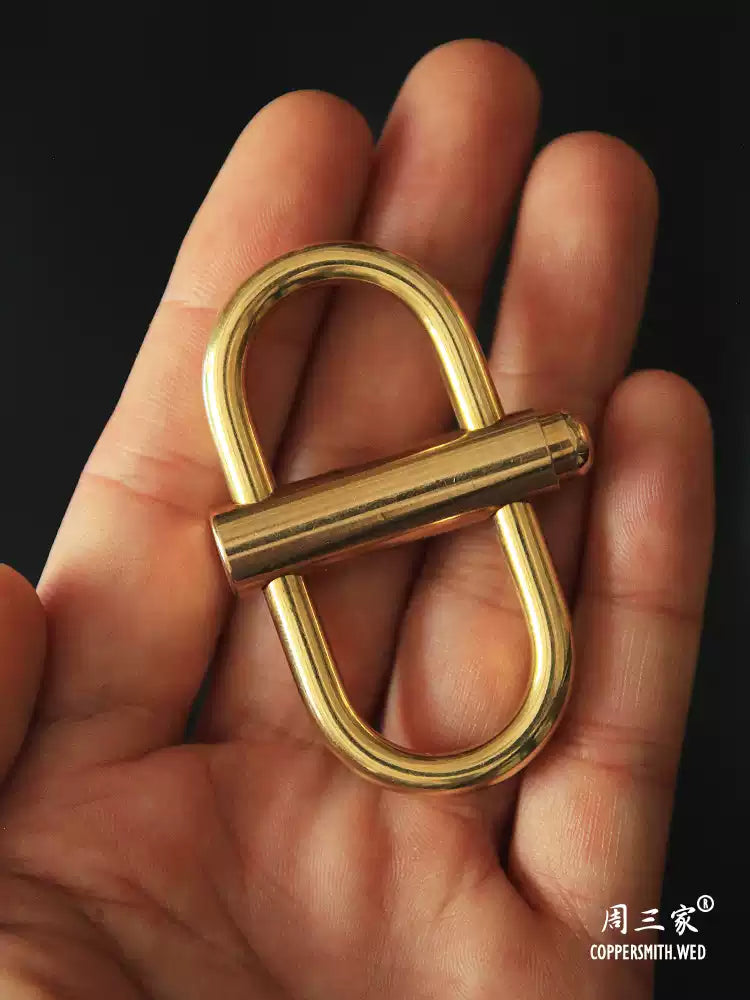 Vintage Brass Keychain Holders