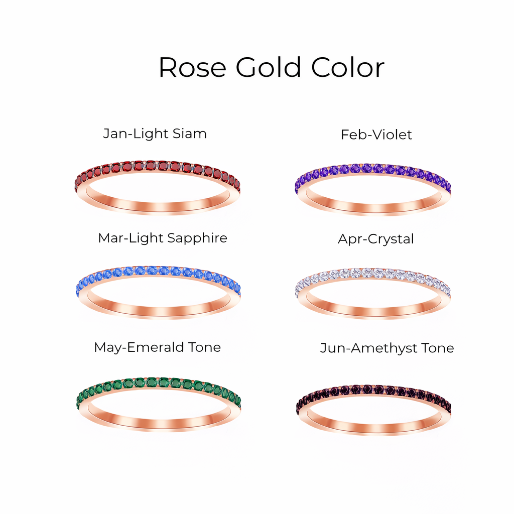 Starlight Birthstone Rings