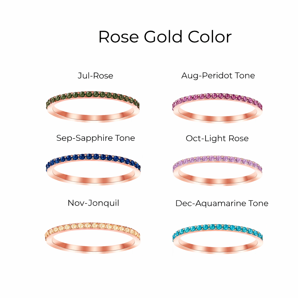Starlight Birthstone Rings
