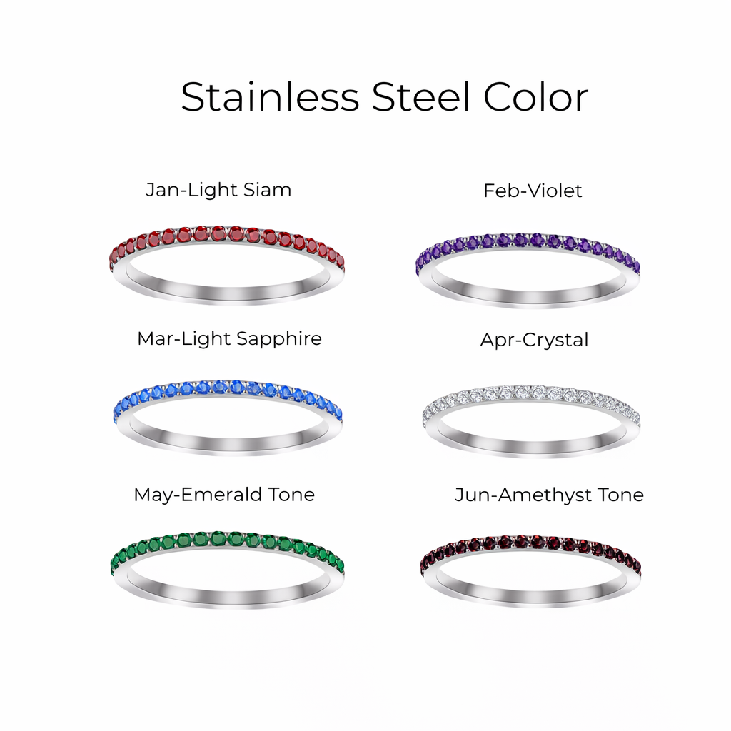 Starlight Birthstone Rings
