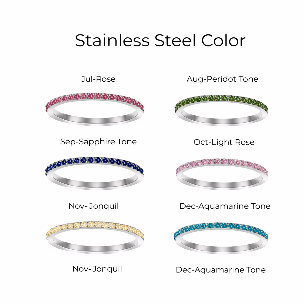 Starlight Birthstone Rings