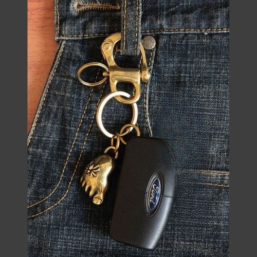 Vintage Brass Keychain Holders