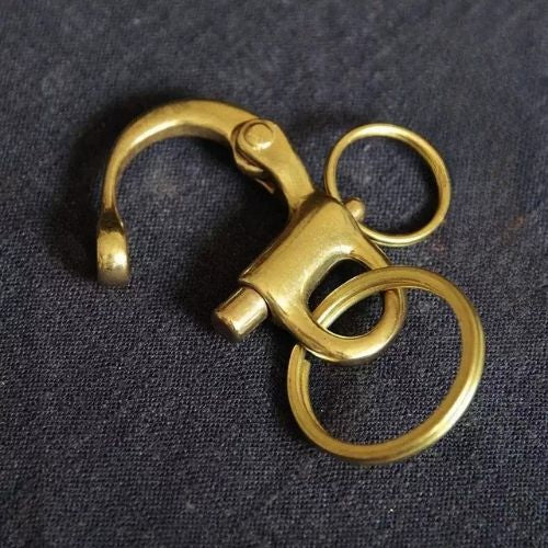 Vintage Brass Keychain Holders