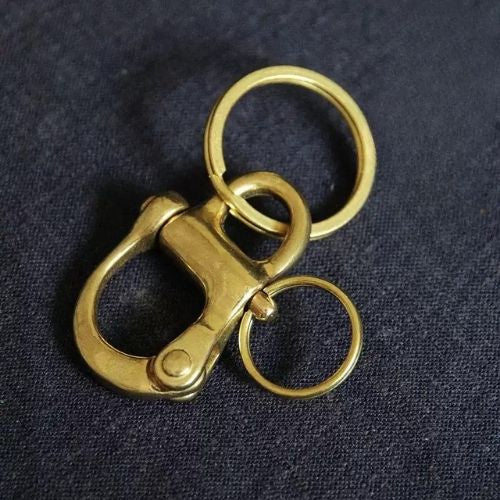Vintage Brass Keychain Holders