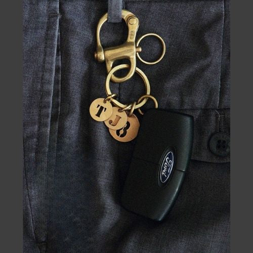 Vintage Brass Keychain Holders