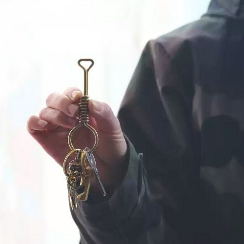 Vintage Brass Keychain Holders