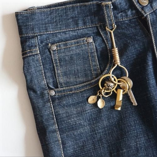 Vintage Brass Keychain Holders
