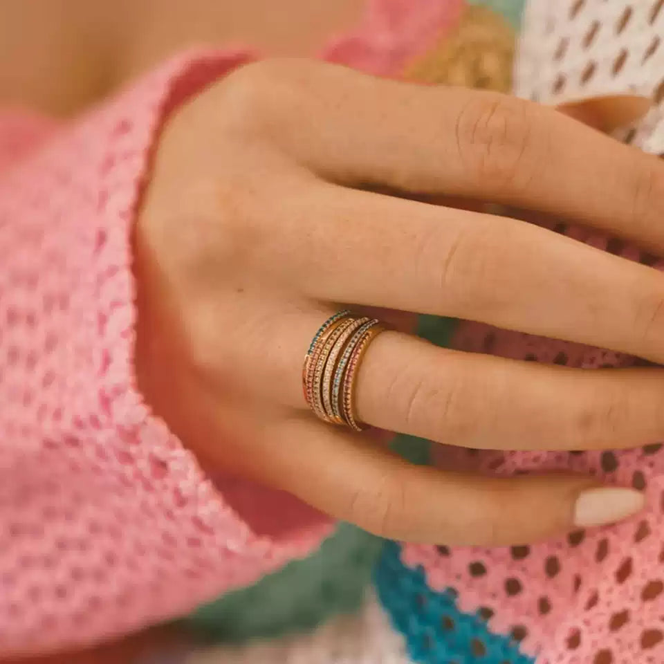 Starlight Birthstone Rings