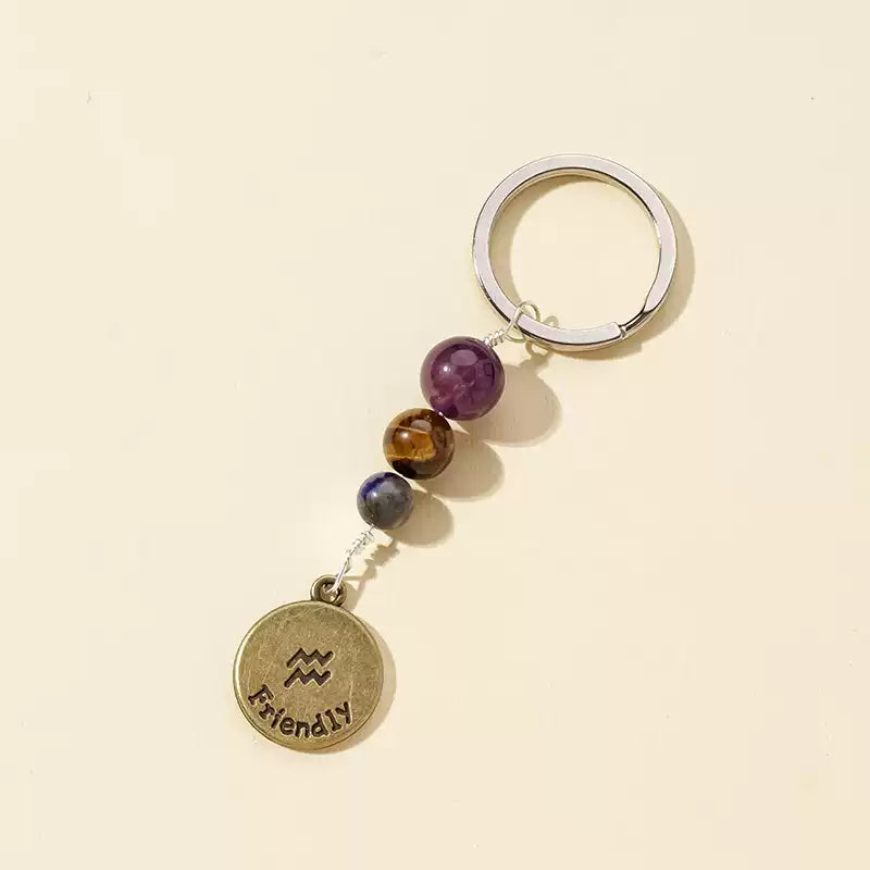 Zodiac Energy Keychain