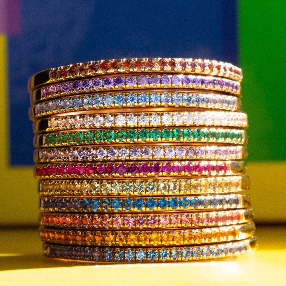 Starlight Birthstone Rings